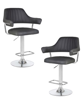 Набор 2 шт Стул барный DOBRIN CHARLY, серый