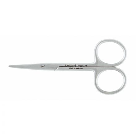 Ножницы тупоконечные вертикально изогнутые, 100 мм, J-22-174