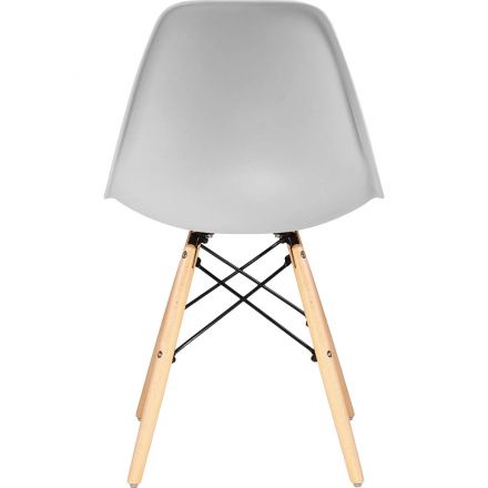 Стул LO_обеденный DOBRIN DSW LMZL-PP638_LB-MTR_P-GR-01 свет.бук/свет-сер Стул LO_обеденный DOBRIN DSW LMZL-PP638_LB-MTR_P-GR-01 свет.бук/свет-сер