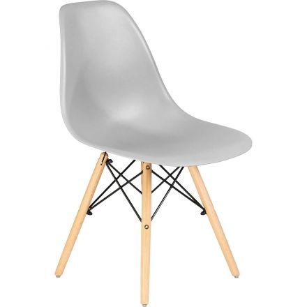 Стул LO_обеденный DOBRIN DSW LMZL-PP638_LB-MTR_P-GR-01 свет.бук/свет-сер Стул LO_обеденный DOBRIN DSW LMZL-PP638_LB-MTR_P-GR-01 свет.бук/свет-сер