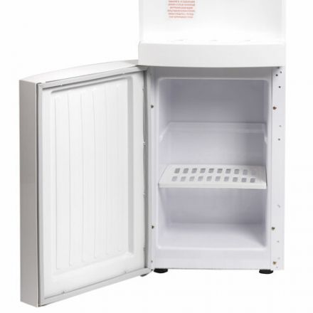 Кулер для воды SONNEN FSE-02i, напольный, НАГРЕВ/ОХЛАЖДЕНИЕ ЭЛЕКТРОННОЕ, шкаф, 2 крана, белый, 455742