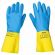 Перчатки латексно-неопреновые SCAFFA "Спектр", КЩС-1, хлопчатобумажное напыление, размер 8, M (средний), 00-01017726