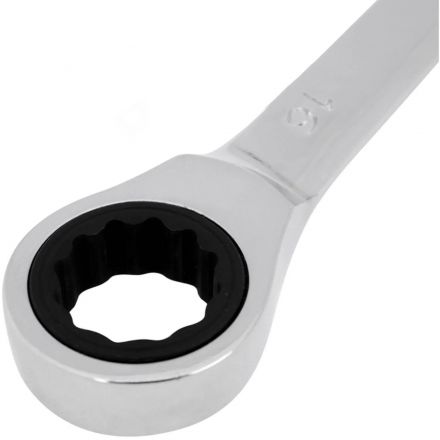 Ключ комбинированный трещоточный 16мм, CrV, зеркальн. хром REXANT 12-5811-1