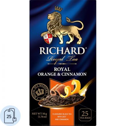 Чай Richard Royal Orange&Cinnamon черн., 25 пак, 14143