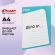 Скоросшиватель картонный ДЕЛО 440г/м2 мелован,голубой
