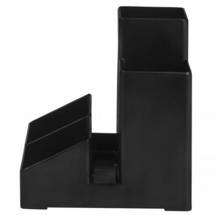 Подставка-органайзер BRAUBERG-CONTRACT, 109х95х101,5 мм, 5 отделений, черная, 230893 Подставка-органайзер BRAUBERG-CONTRACT, 109х95х101,5 мм, 5 отделений, черная, 230893