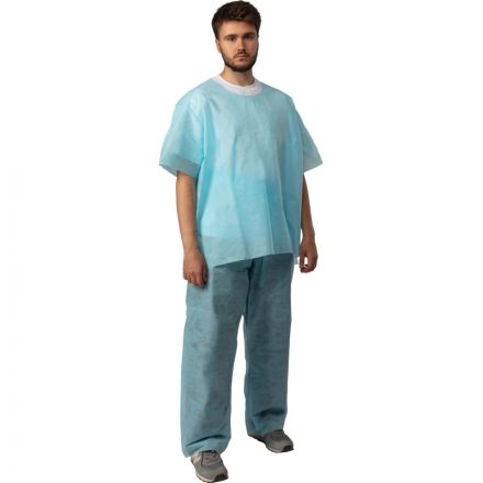 Костюм мед.хирургич. стерил. (рубаш.,брюки), пл.42,р.52-54 Гекса Костюм мед.хирургич. стерил. (рубаш.,брюки), пл.42,р.52-54 Гекса