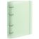 Тетрадь на кольцах А5 175х220 мм, 120 л., пластик с блестками, с резинкой и разделителями, BRAUBERG, Зеленый, 404632