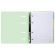 Тетрадь на кольцах А5 175х220 мм, 120 л., пластик с блестками, с резинкой и разделителями, BRAUBERG, Зеленый, 404632