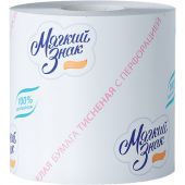 Бумага туалетная бытовая, 51 м, МЯГКИЙ ЗНАК, на втулке, С28, белая Бумага туалетная бытовая, 51 м, МЯГКИЙ ЗНАК, на втулке, С28, белая