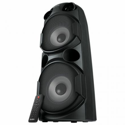 Колонка портативная SVEN PS-750, 80 Вт, TWS, Bluetooth, FM, USB, microSD, LED-дисп, черная, SV-019617